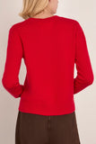 Lisa Yang Mable Sweater in Goji Berry
