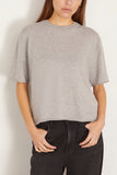 Lisa Yang Tops Cila Cashmere T-Shirt in Dove Grey Lisa Yang Cila Cashmere T-Shirt in Dove Grey