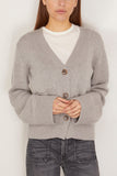 Lisa Yang Danni Cardigan in Dove Grey