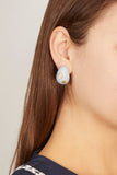 Lizzie Fortunato Earrings Mini Arp Earrings in Studded Mist Lizzie Fortunato Mini Arp Earrings in Studded Mist
