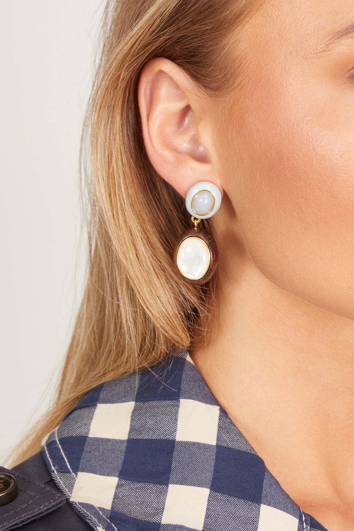 Lizzie Fortunato Papaya Earrings in Pearl – Hampden Clothing