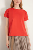 Loulou Studio Tops Basiluzzo Oversize Shirt in Tomato Loulou Studio Basiluzzo Oversize Shirt in Tomato