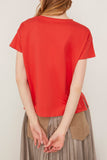 Loulou Studio Tops Basiluzzo Oversize Shirt in Tomato Loulou Studio Basiluzzo Oversize Shirt in Tomato