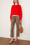 Loulou Studio Sweaters Bastia Oversized Cardigan in Tomato Loulou Studio Bastia Oversized Cardigan in Tomato