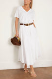 Loulou Studio Tops Faaa T-Shirt in White Loulou Studio Faaa T-Shirt in White