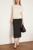 Loulou Studio Tops Mari Sleeveless Boxy Top in Ivory Loulou Studio Mari Sleeveless Boxy Top in Ivory