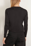 Loulou Studio Tops Masal Long Sleeve Shirt in Black Loulou Studio Masal Long Sleeve Shirt in Black