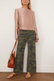 Loulou Studio Round Neck Blouse in Petal Rose