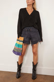 Loulou Studio Sweaters Sage Deep V-Neck Sweater in Black Loulou Studio Sage Deep V-Neck Sweater in Black