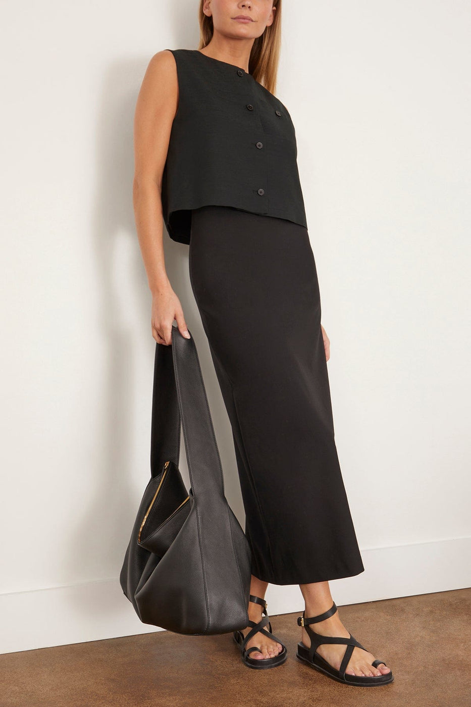 Loulou Studio Skirts Samos Skirt in Black Loulou Studio Samos Skirt in Black