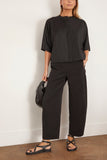 Loulou Studio Tops Short Sleeved Blouse in Black Loulou Studio Short Sleeved Blouse in Black
