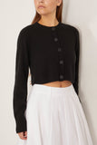 Loulou Studio Sweaters Zephir Cardigan in Black Loulou Studio Zephir Cardigan in Black