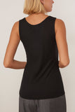 Loulou de Saison Alicudi Tank Top in Black