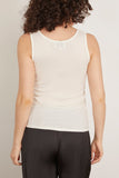 Loulou de Saison Alicudi Tank Top in Ivory
