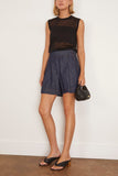 Loulou de Saison Anita Sleeveless Knit Top in Black