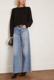 Loulou de Saison Bruzzi Cropped Sweater in Black
