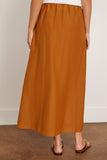 Loulou de Saison Carmen Long Gathered Skirt in Ocher