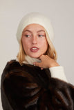 Loulou de Saison Flyn Beanie in Ivory
