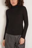 Loulou de Saison Gallinara Long Sleeve Top in Black