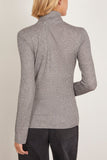 Loulou de Saison Gallinara Long Sleeve Top in Grey Melange