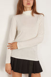 Loulou de Saison Gallinara Long Sleeve Top in Ivory