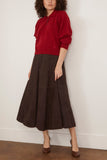 Loulou de Saison Homere Boxy Sweater in Burgundy