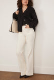 Loulou de Saison Lynn V-Neck Cardigan in Black