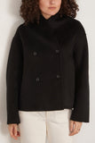 Loulou de Saison Meyer Double Breasted Jacket in Black