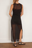 Loulou de Saison Philae Sleeveless Long Knit Dress in Black