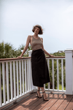 Bite Studios Tops Luca Organic Cotton Sheer Tank Top in Biscotti Bite Studios Luca Organic Cotton Sheer Tank Top in Biscotti