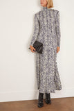 Proenza Schouler White Label Mabel Dress in Cheetah Jersey Cream Multi