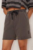 Etoile Isabel Marant Miranae Short in Faded Black