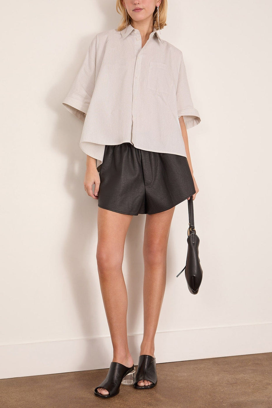 MM6 Maison Margiela Shirt in Off White/Grey