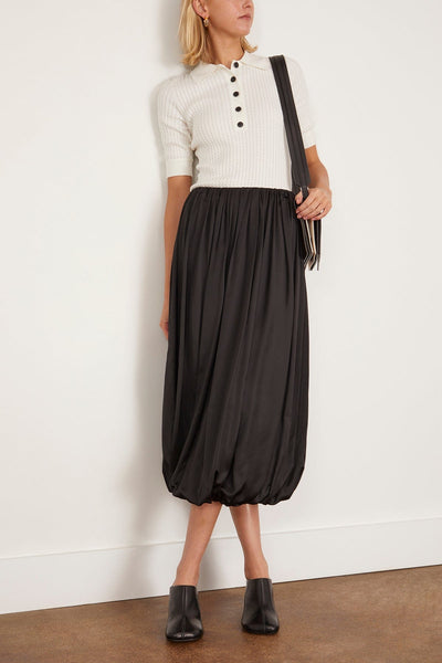 MM6 Maison Margiela Skirts Bubble Hem Skirt in Black MM6 Maison Margiela Bubble Hem Skirt in Black