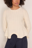 MM6 Maison Margiela Crewneck in Off White
