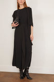 MM6 Maison Margiela Dresses Draped Dress in Black Draped Dress in Black