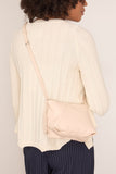 MM6 Maison Margiela Folded Shoulder Bag in Tapioca