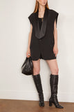 MM6 Maison Margiela Tops Sleeveless Gilet in Black MM6 Maison Margiela Sleeveless Gilet in Black