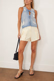 MM6 Maison Margiela Tops Gilet in Medium Blue Gilet in Medium Blue