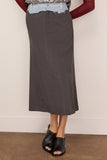 MM6 Maison Margiela Long Skirt in Dune/Light Blue