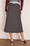 MM6 Maison Margiela Long Skirt in Dune/Light Blue