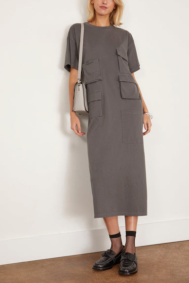 MM6 Maison Margiela Casual Dresses Midi Dress in Grey MM6 Maison Margiela Midi Dress in Grey