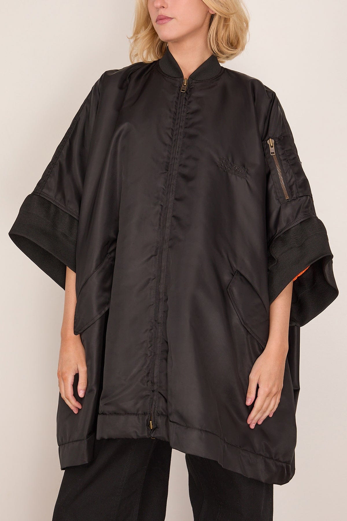 MM6 Maison Margiela Sports Jacket in Black