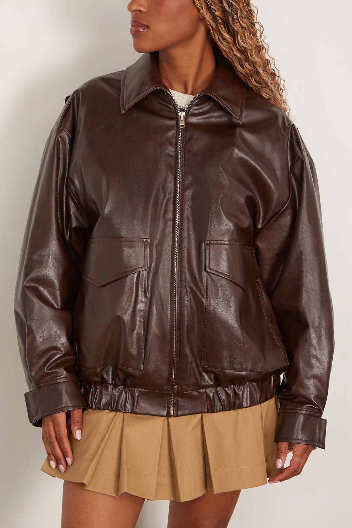 MM6 Maison Margiela Sports Jacket in Burgundy