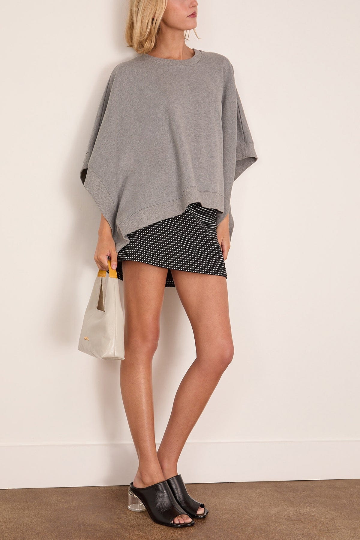MM6 Maison Margiela Sweatshirt in Grey Melange – Hampden Clothing