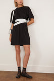 MM6 Maison Margiela Dresses Taped Jersey Mini Dress in Black Taped Jersey Mini Dress in Black