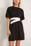 MM6 Maison Margiela Dresses Taped Jersey Mini Dress in Black Taped Jersey Mini Dress in Black