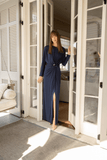 Simkhai Gowns Maisie Long Sleeve Dress in Midnight Simkhai Maisie Long Sleeve Dress in Midnight