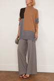 Maria McManus Bias Cut Trouser in Heather Grey