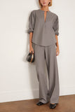 Maria McManus Boho Blouse in Heather Grey